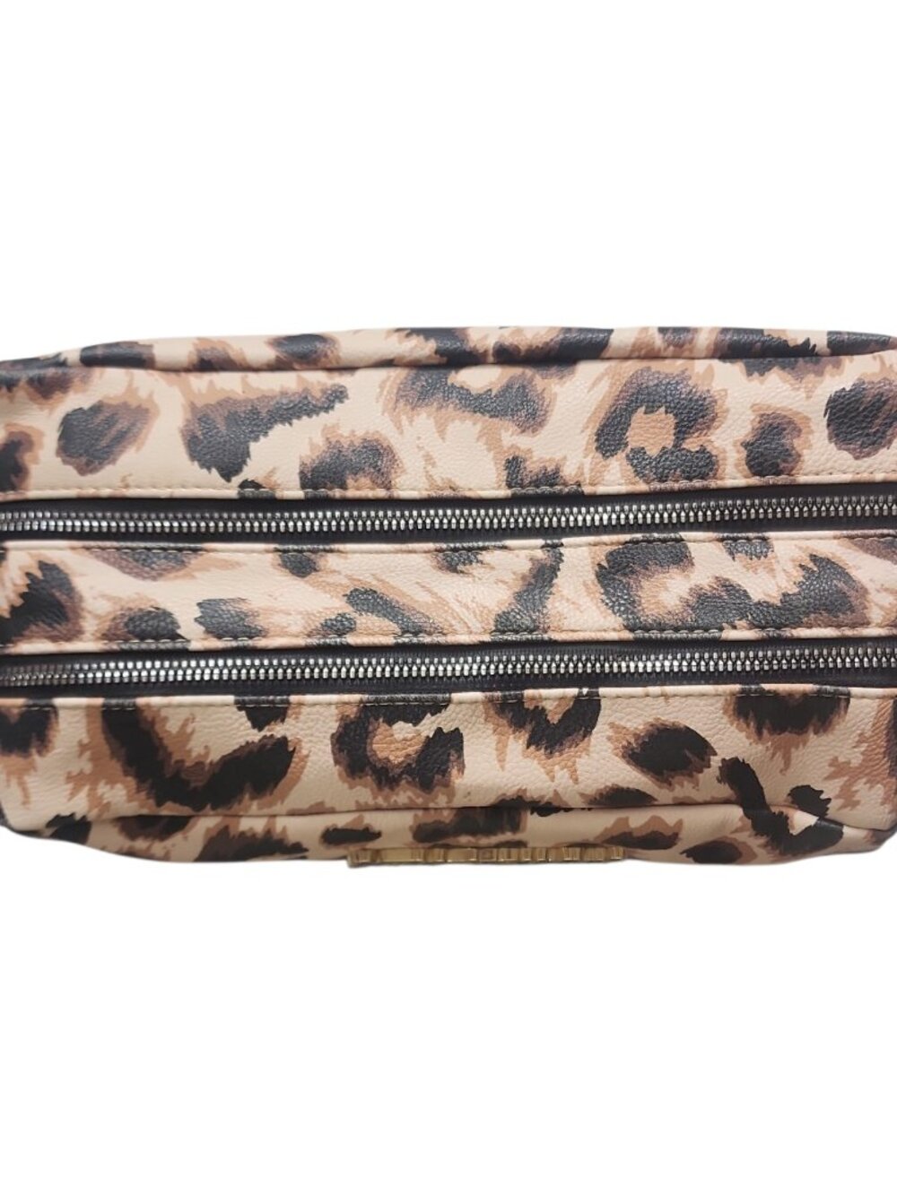 Mob Wife Leopard Print Makeup Bag Travel Cosmetic Organizer Animal Print - Picture 7 of 16